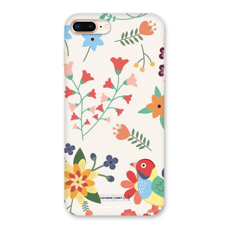 Spring Flowers Back Case for iPhone 8 Plus