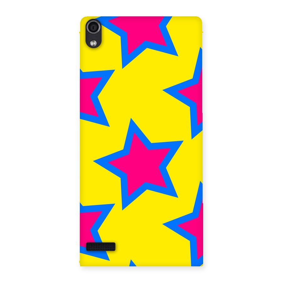 Star Pattern Back Case for Ascend P6