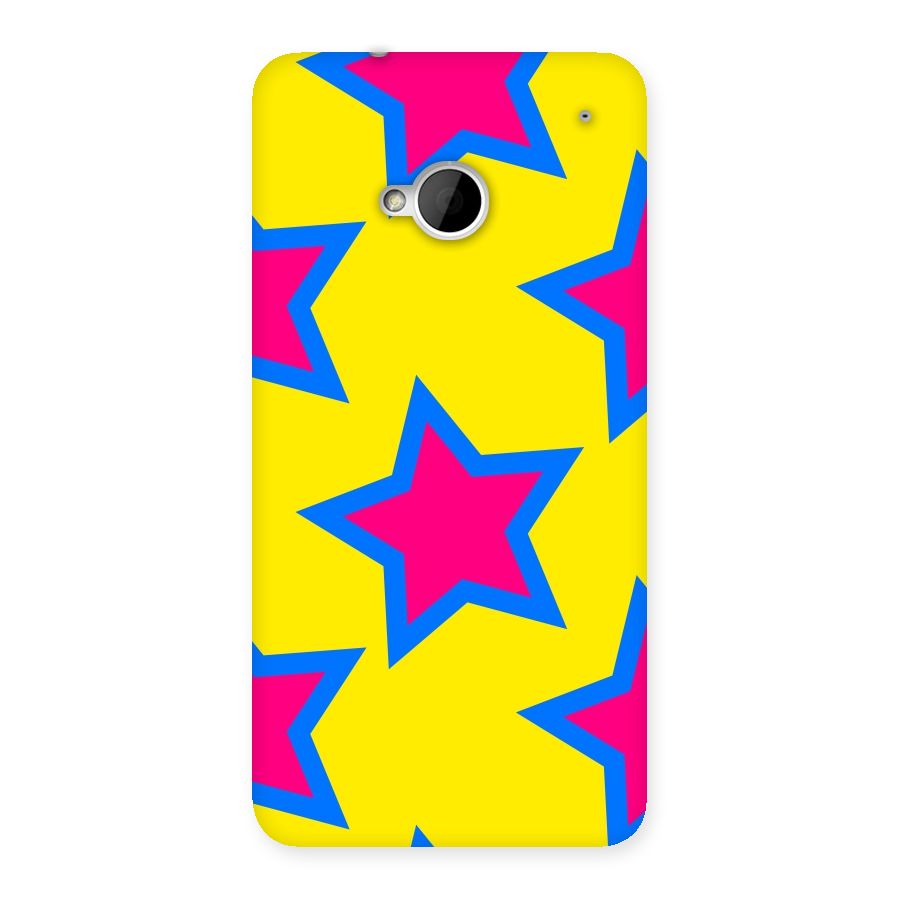 Star Pattern Back Case for HTC One M7