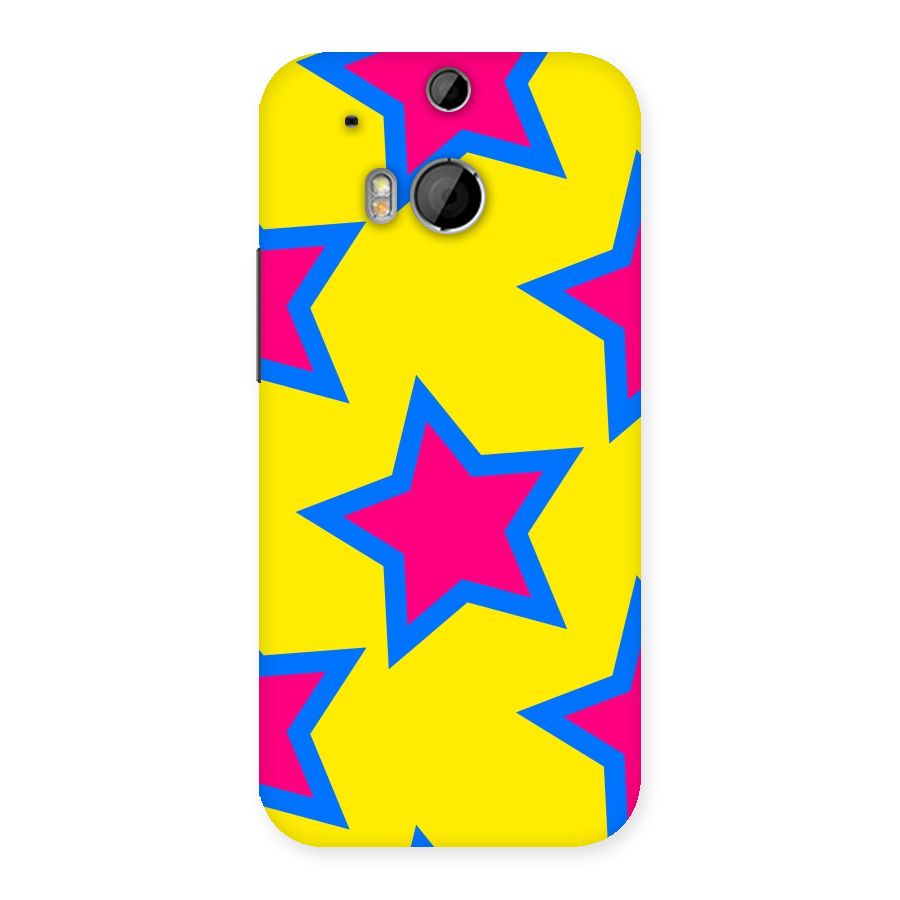Star Pattern Back Case for HTC One M8