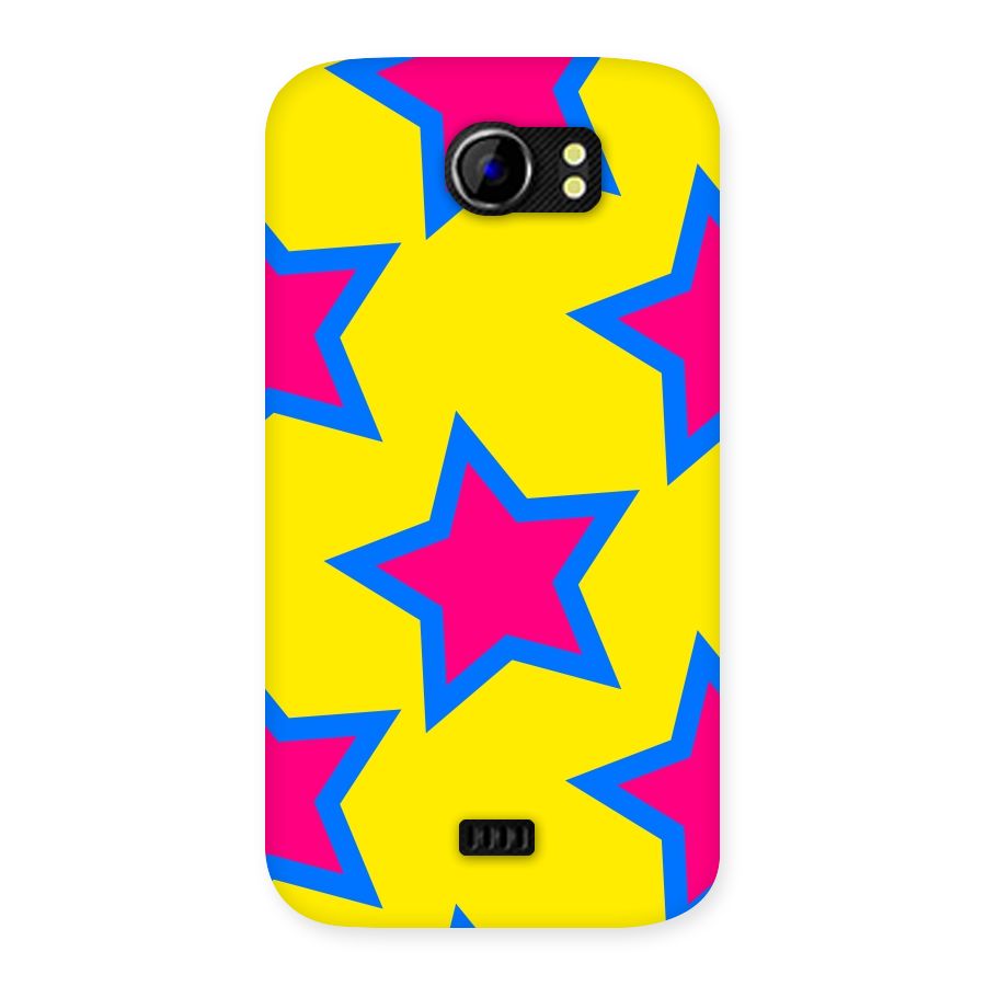 Star Pattern Back Case for Micromax Canvas 2 A110
