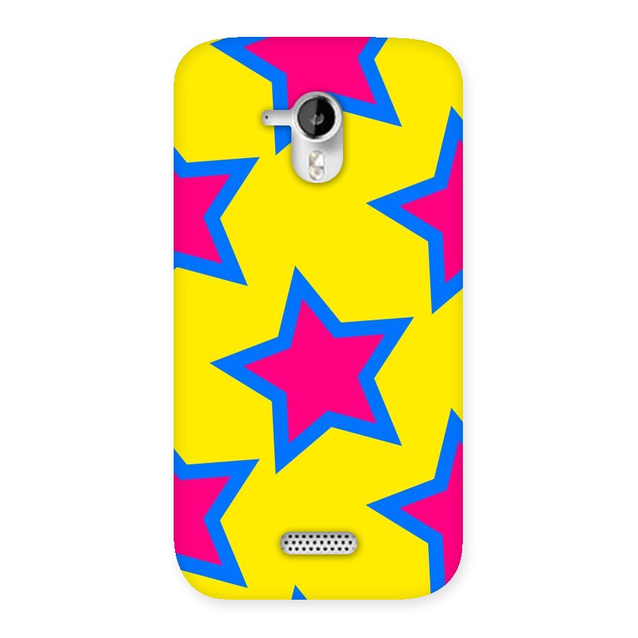 Star Pattern Back Case for Micromax Canvas HD A116