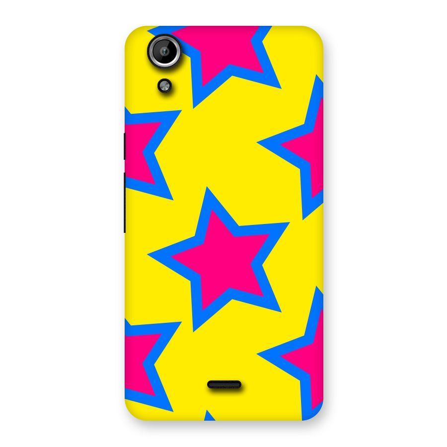 Star Pattern Back Case for Micromax Canvas Selfie Lens Q345