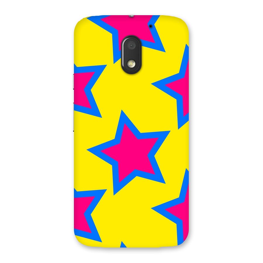 Star Pattern Back Case for Moto E3 Power
