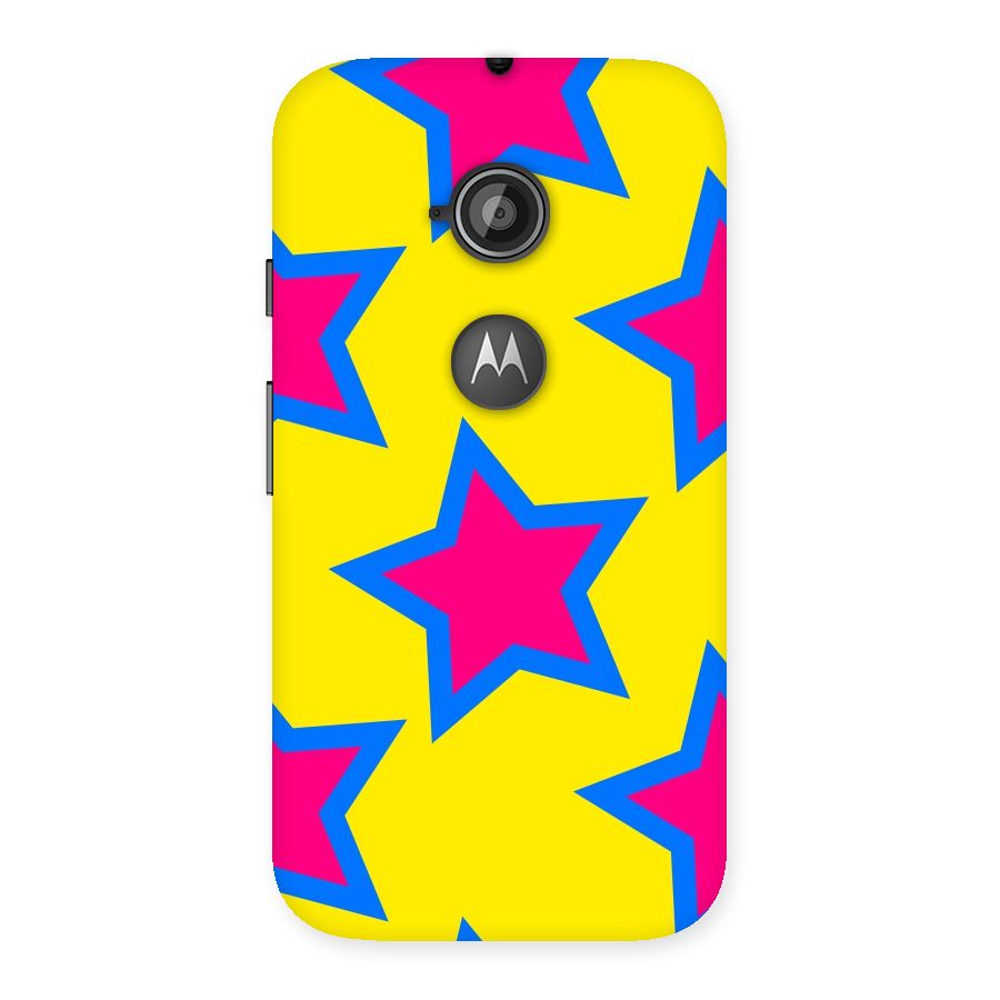 Star Pattern Back Case for Moto E 2nd Gen