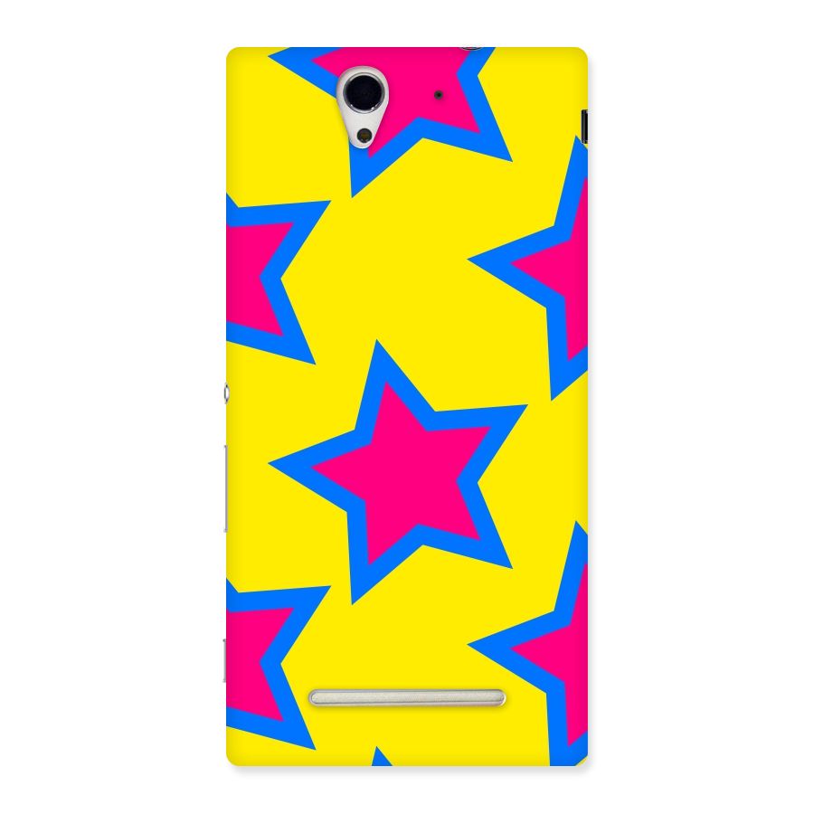 Star Pattern Back Case for Sony Xperia C3