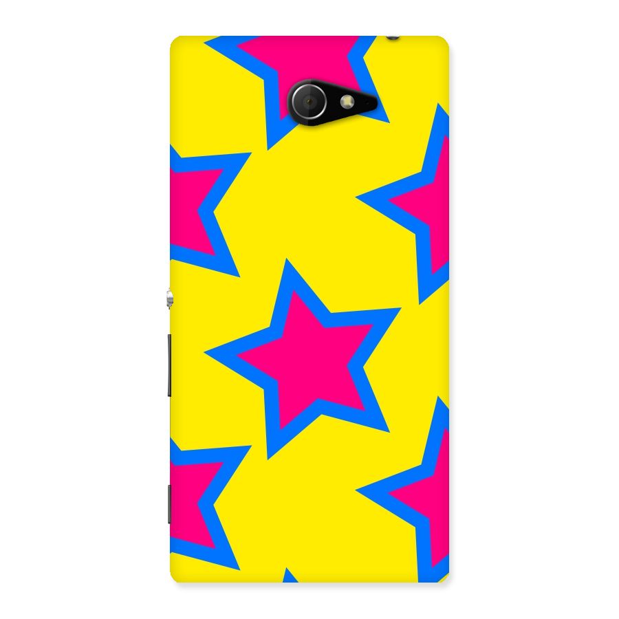 Star Pattern Back Case for Sony Xperia M2