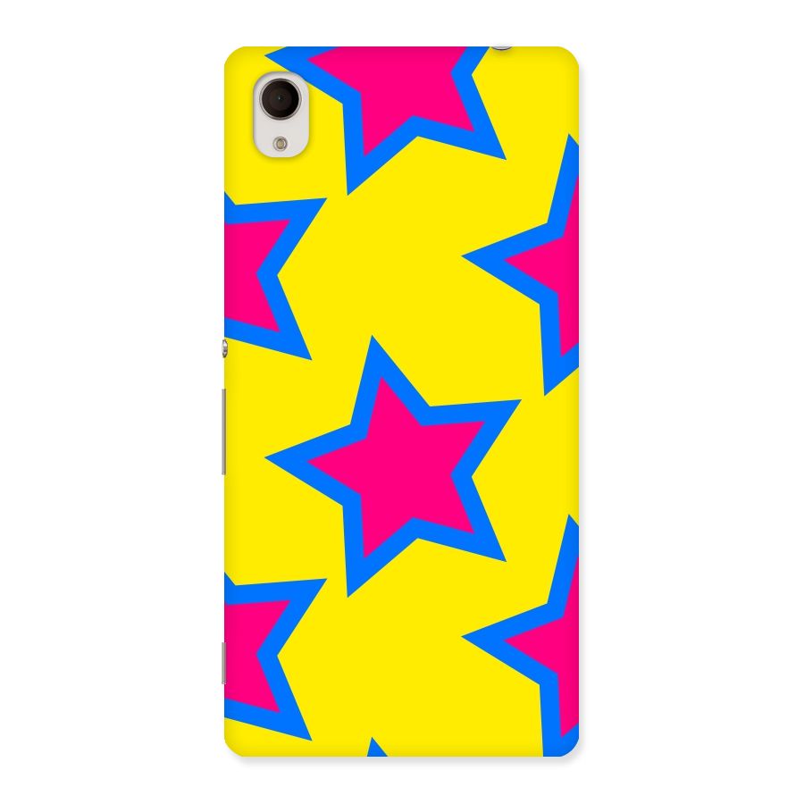 Star Pattern Back Case for Sony Xperia M4