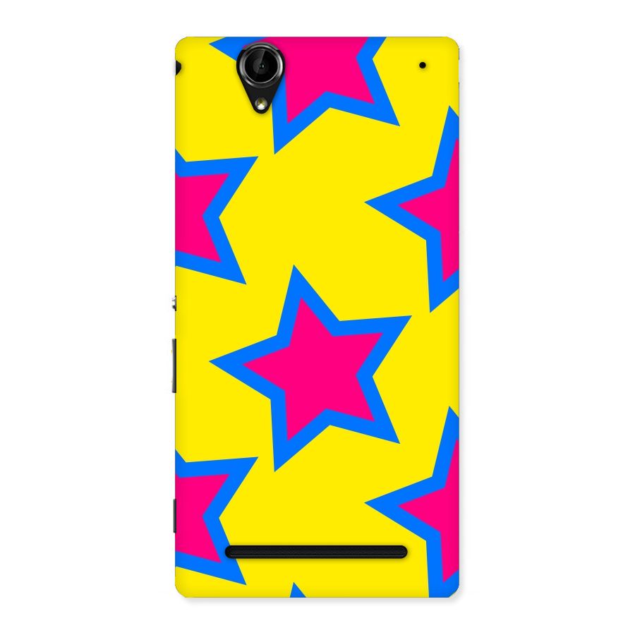 Star Pattern Back Case for Sony Xperia T2