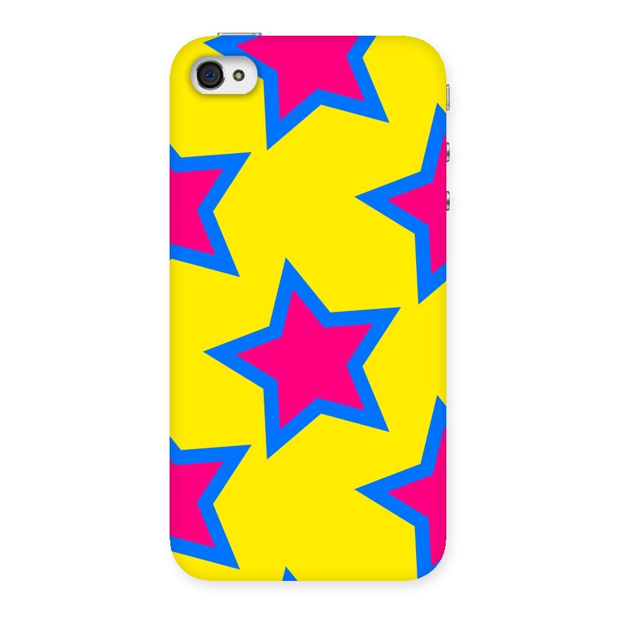 Star Pattern Back Case for iPhone 4 4s