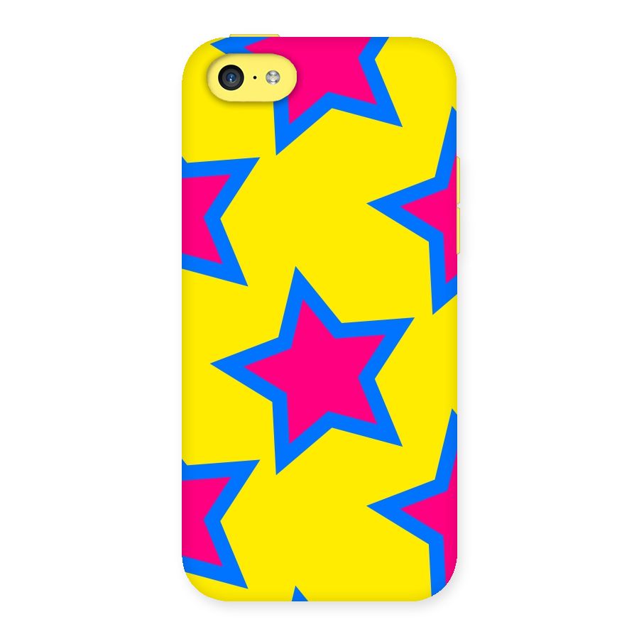Star Pattern Back Case for iPhone 5C