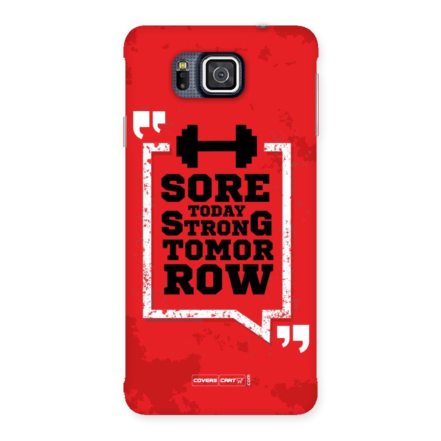 Stay Strong Back Case for Galaxy Alpha