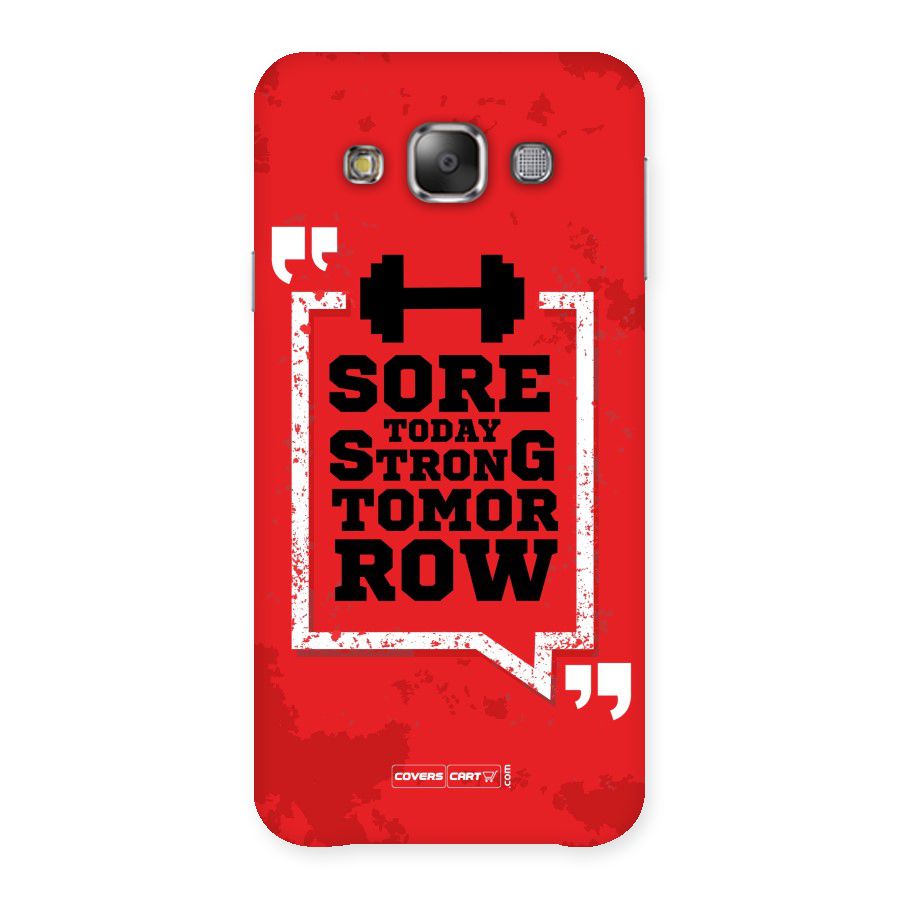 Stay Strong Back Case for Galaxy E7