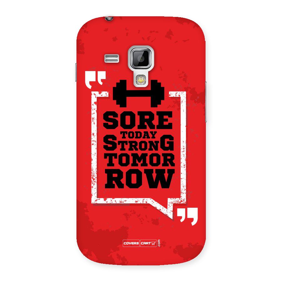 Stay Strong Back Case for Galaxy S Duos