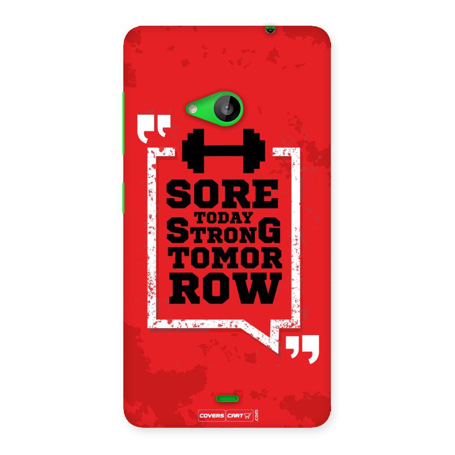 Stay Strong Back Case for Lumia 535