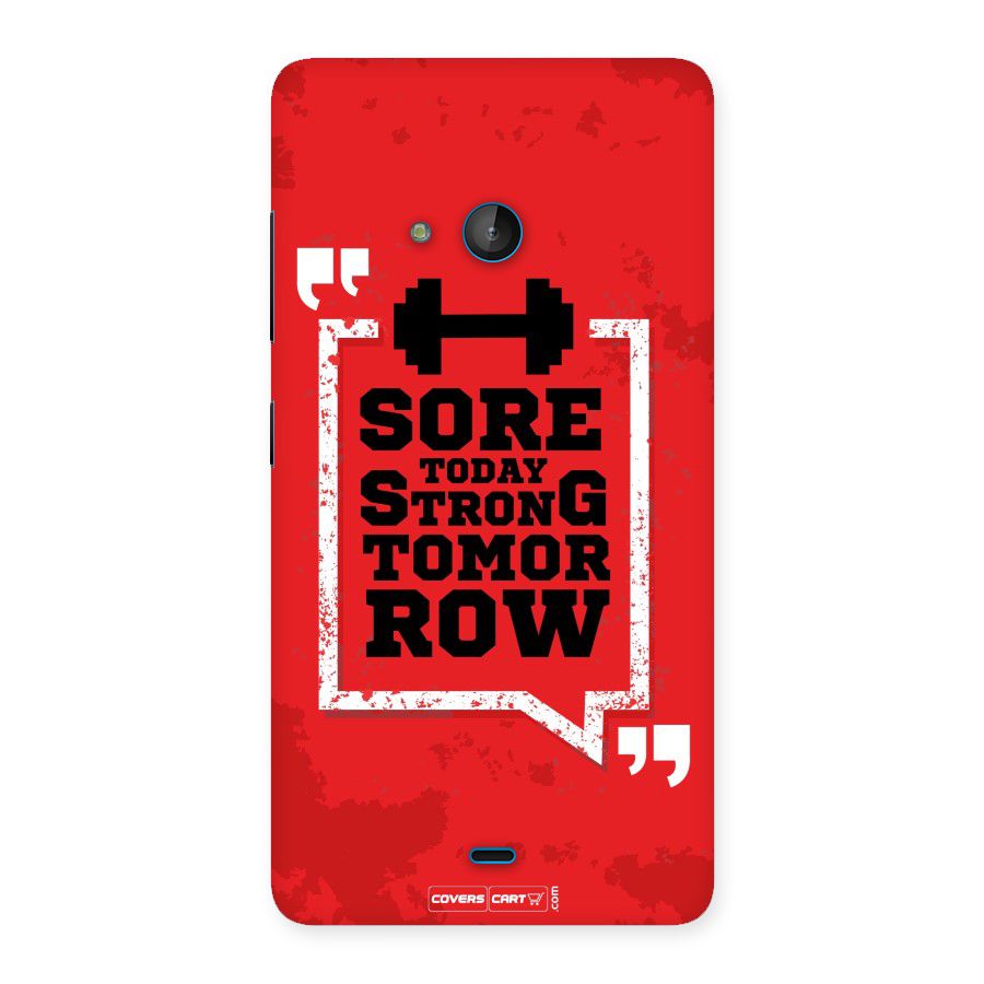 Stay Strong Back Case for Lumia 540
