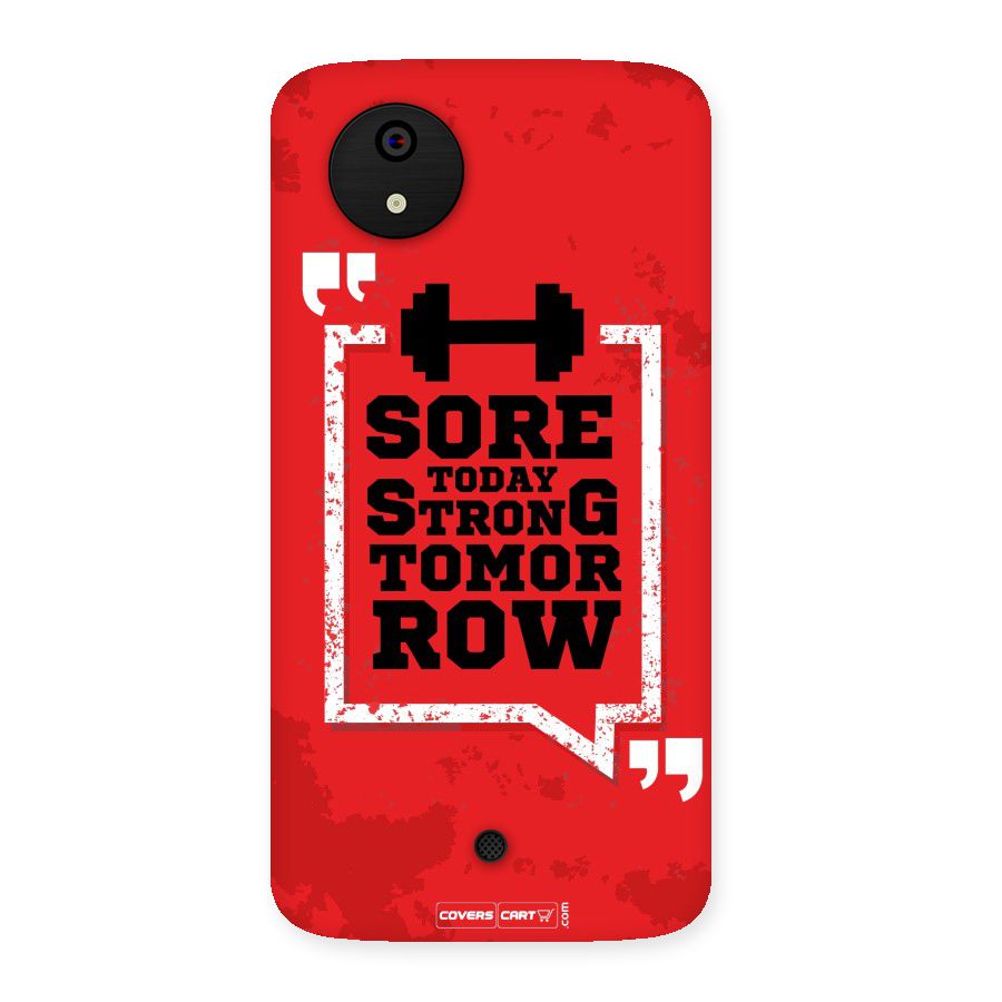 Stay Strong Back Case for Micromax Canvas A1