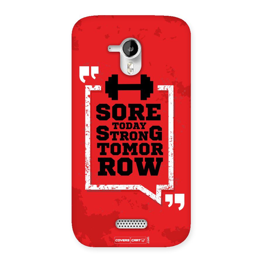 Stay Strong Back Case for Micromax Canvas HD A116