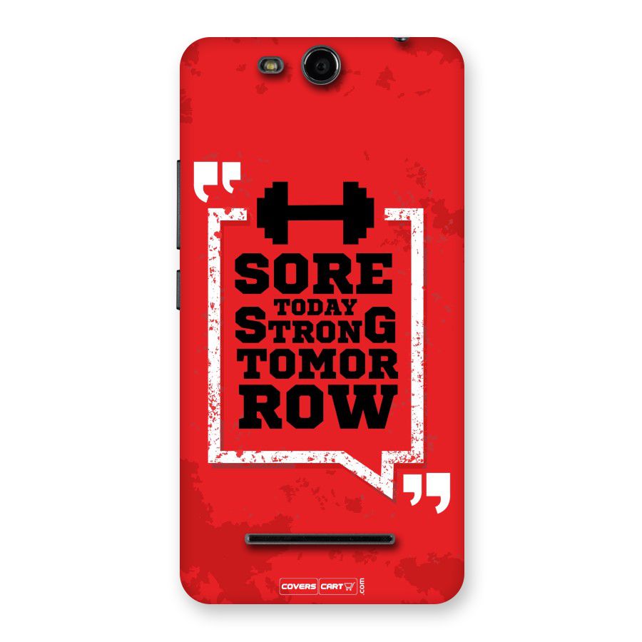 Stay Strong Back Case for Micromax Canvas Juice 3 Q392