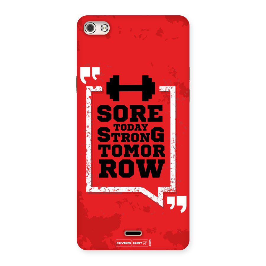 Stay Strong Back Case for Micromax Canvas Silver 5