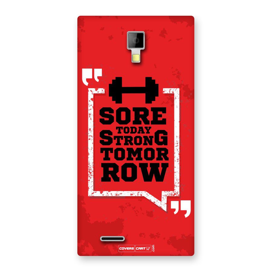 Stay Strong Back Case for Micromax Canvas Xpress A99