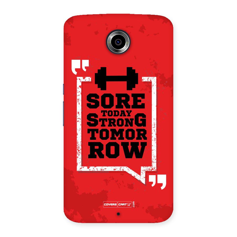 Stay Strong Back Case for Nexsus 6