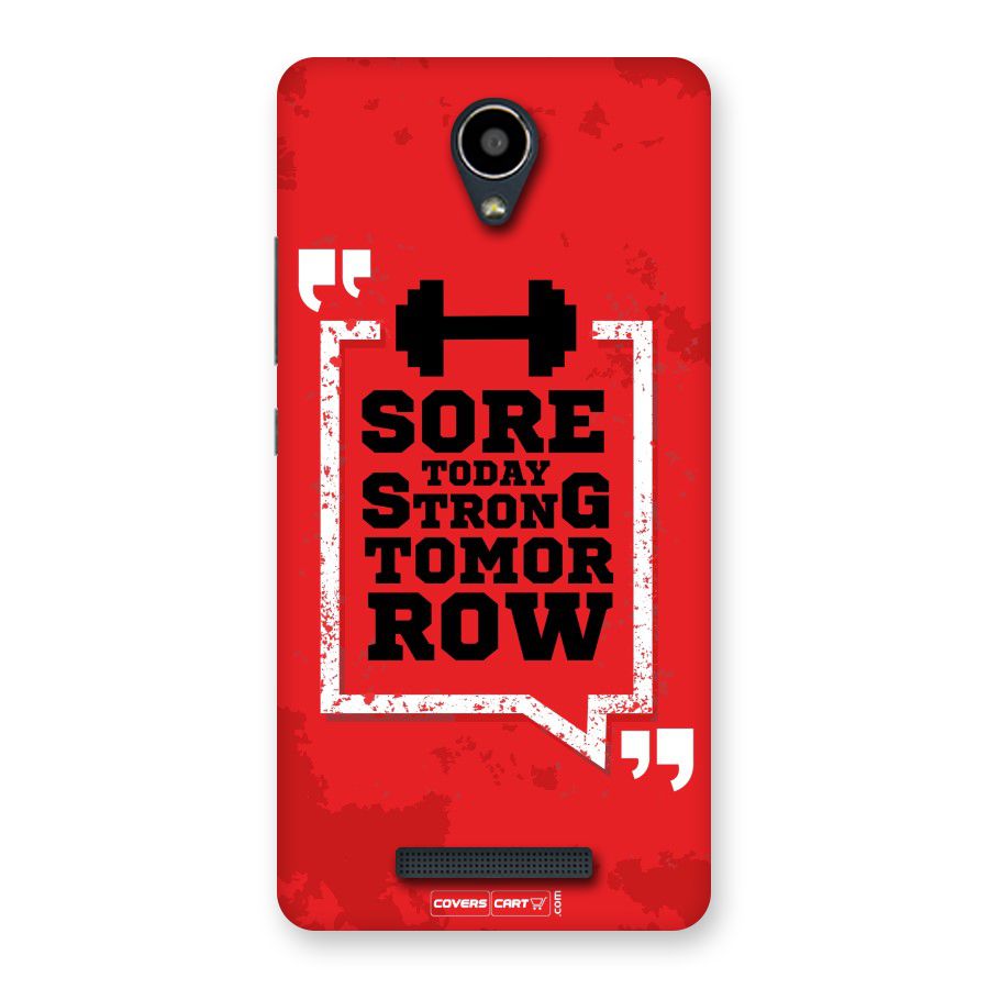 Stay Strong Back Case for Redmi Note 2