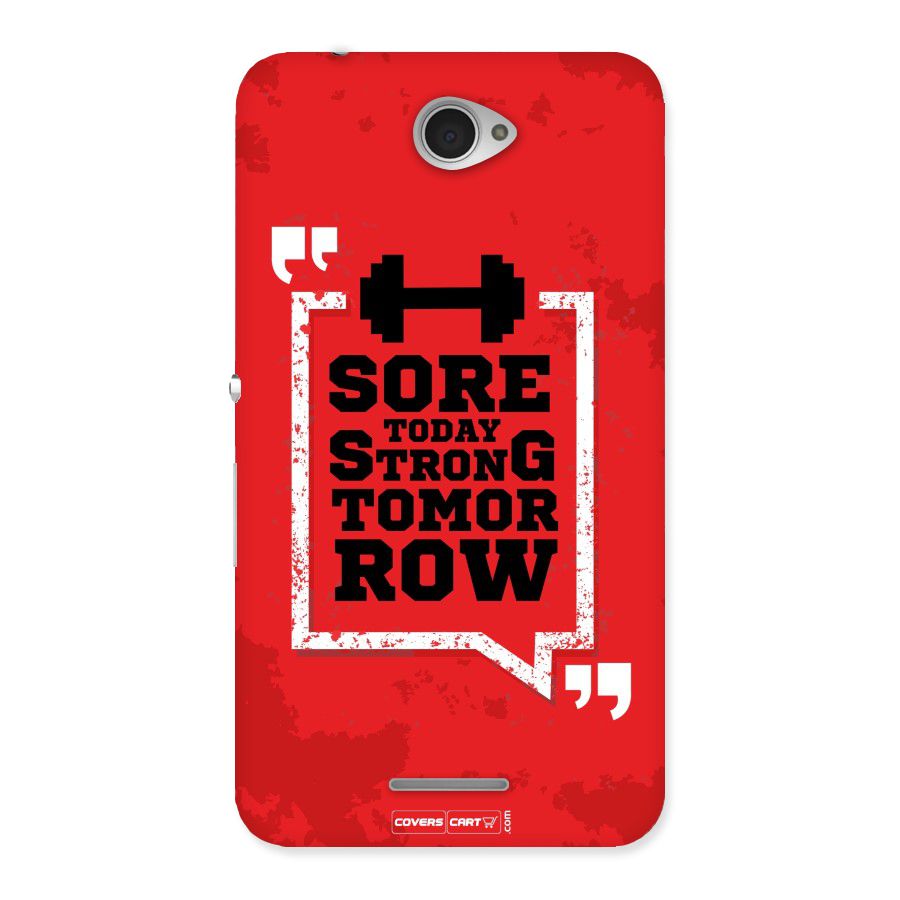 Stay Strong Back Case for Sony Xperia E4