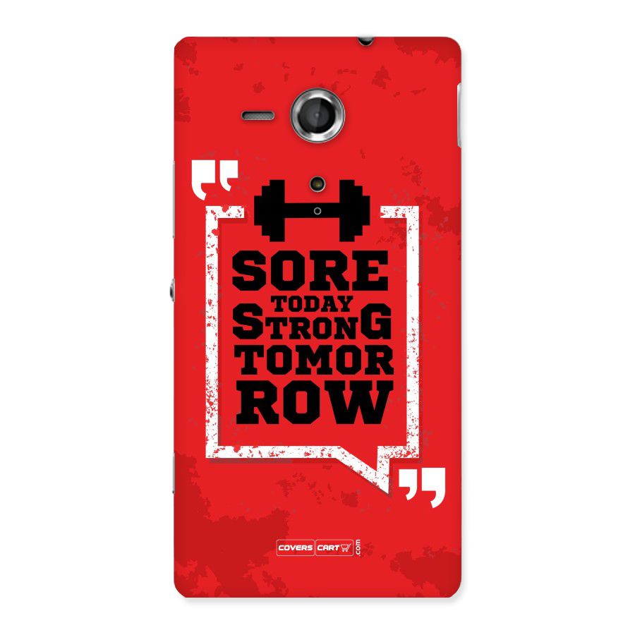 Stay Strong Back Case for Sony Xperia SP