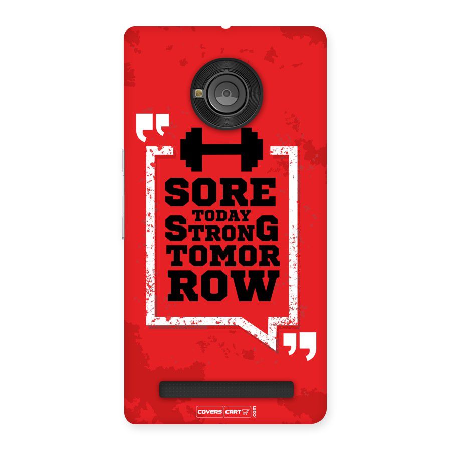 Stay Strong Back Case for Yu Yunique