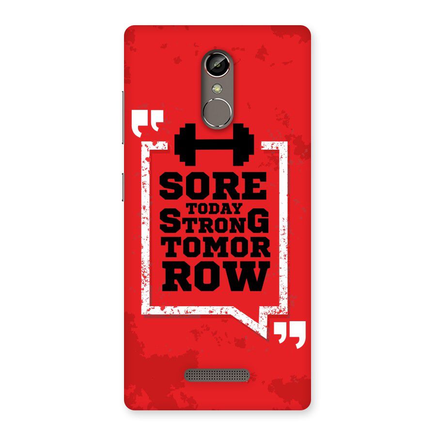 Stay Strong Back Case for Gionee S6s