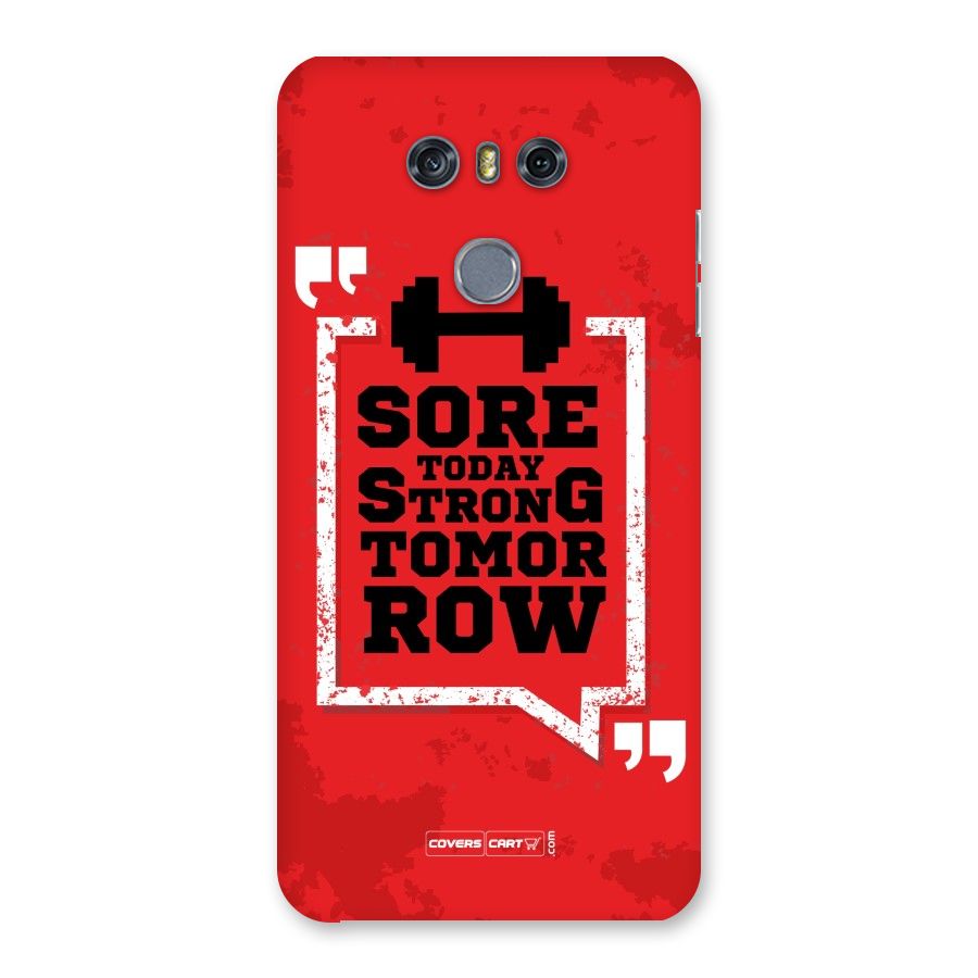 Stay Strong Back Case for LG G6