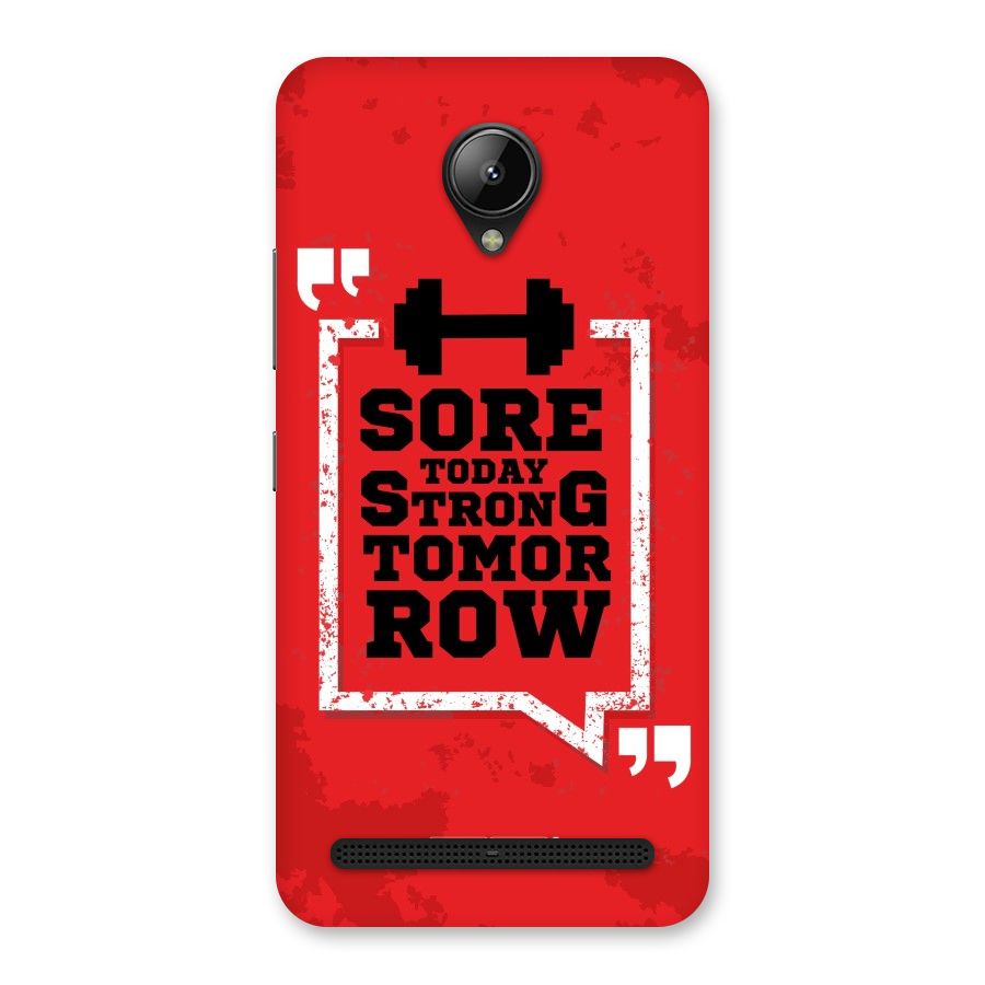 Stay Strong Back Case for Lenovo C2