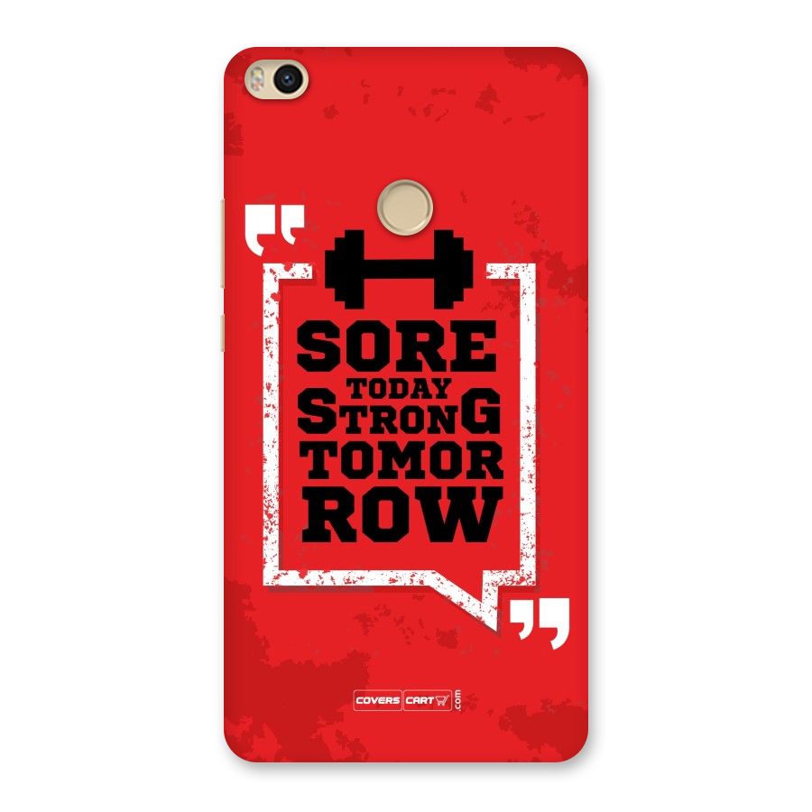 Stay Strong Back Case for Mi Max 2