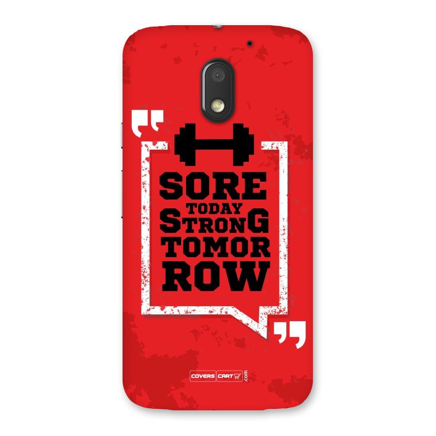 Stay Strong Back Case for Moto E3 Power