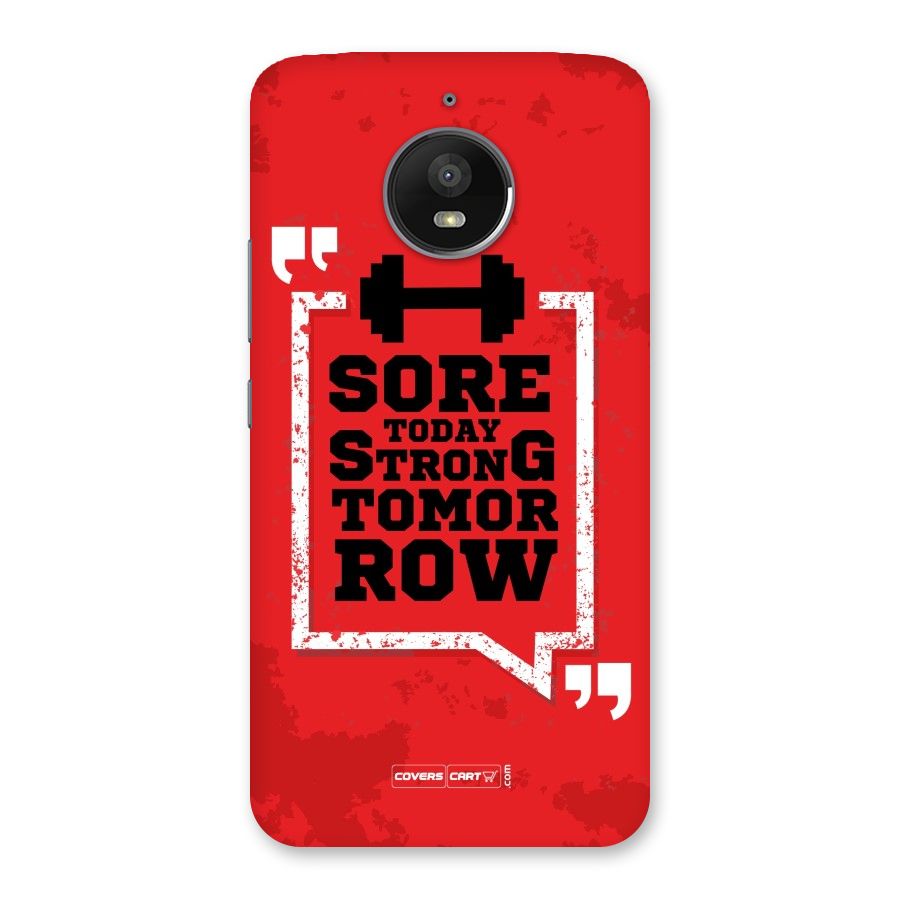 Stay Strong Back Case for Moto E4 Plus