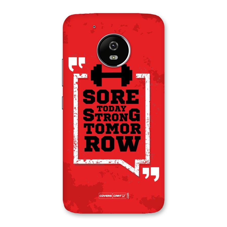 Stay Strong Back Case for Moto G5