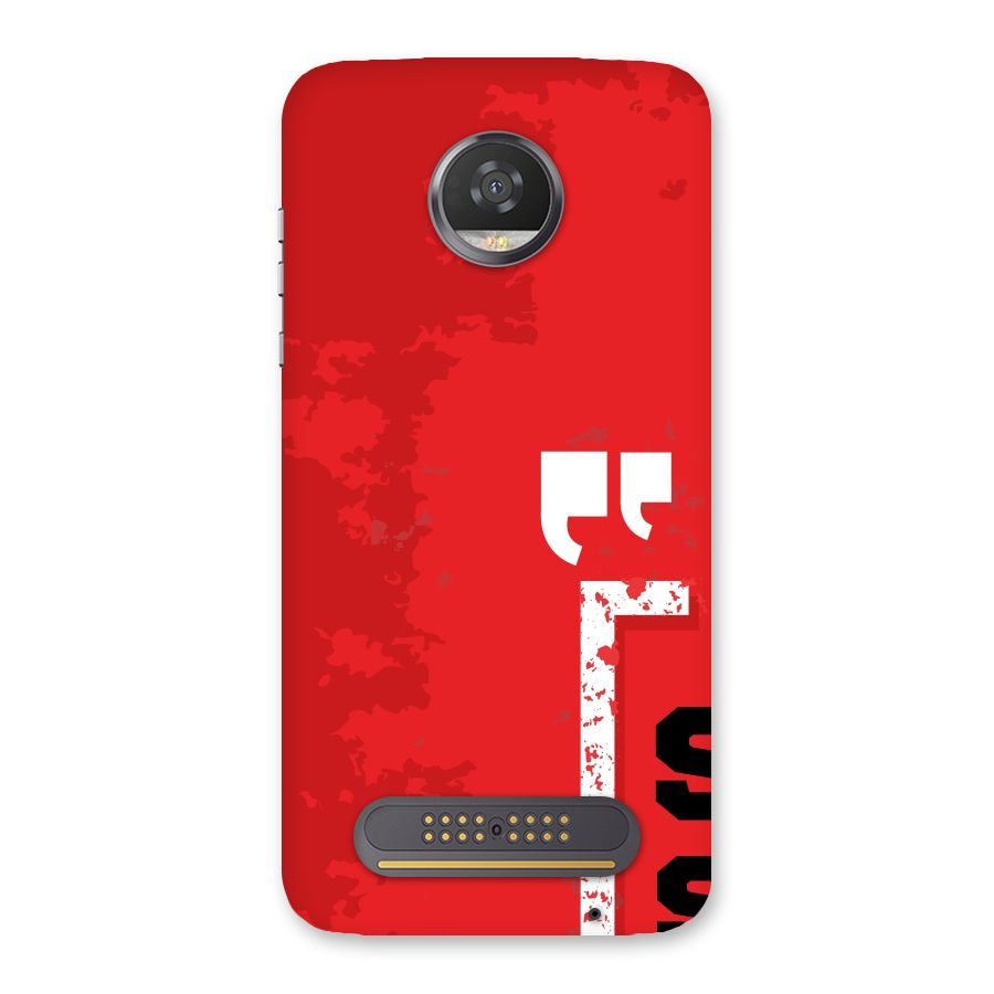 Stay Strong Back Case for Moto Z2 Play