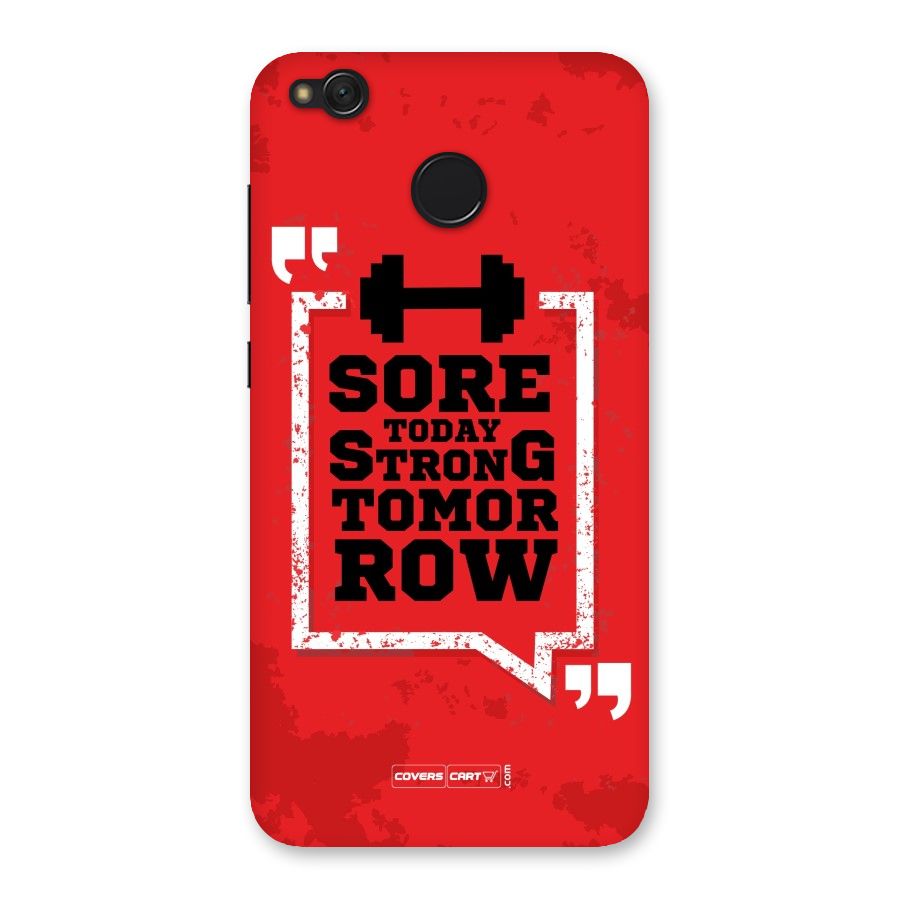 Stay Strong Back Case for Redmi 4