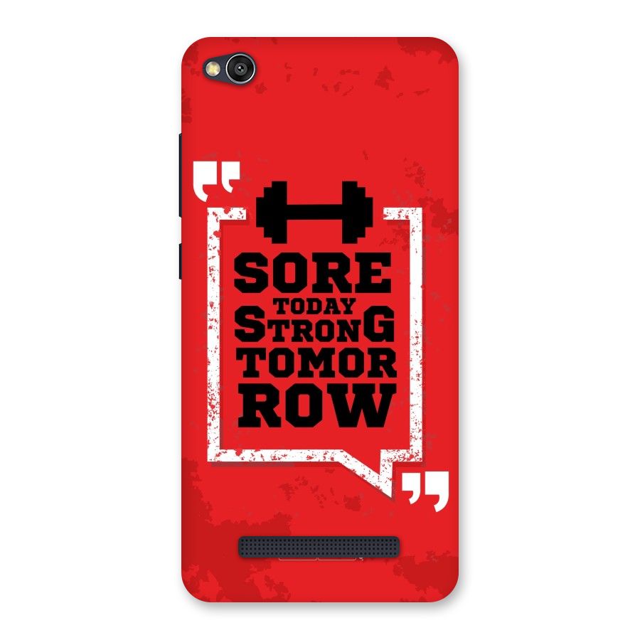 Stay Strong Back Case for Redmi 4A
