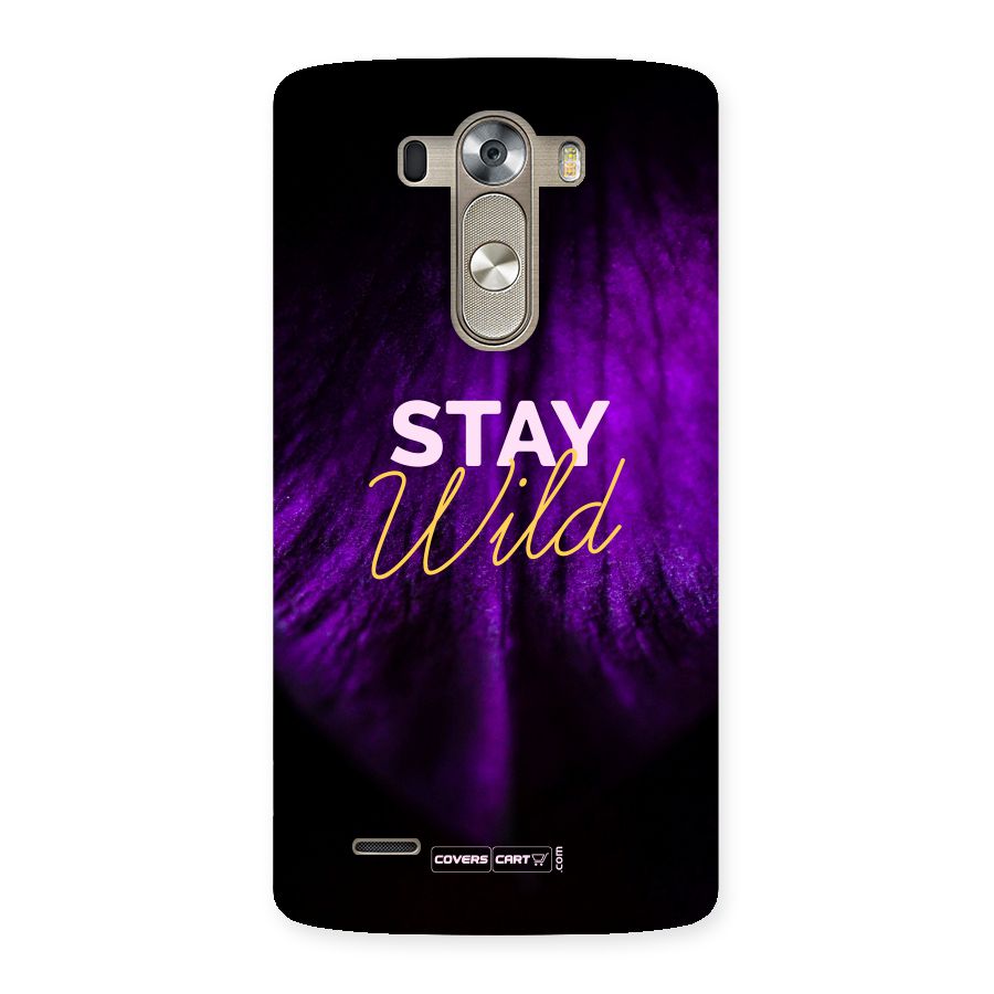 Stay Wild Back Case for LG G3