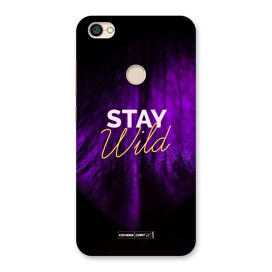 Stay Wild Back Case for Redmi Y1 2017