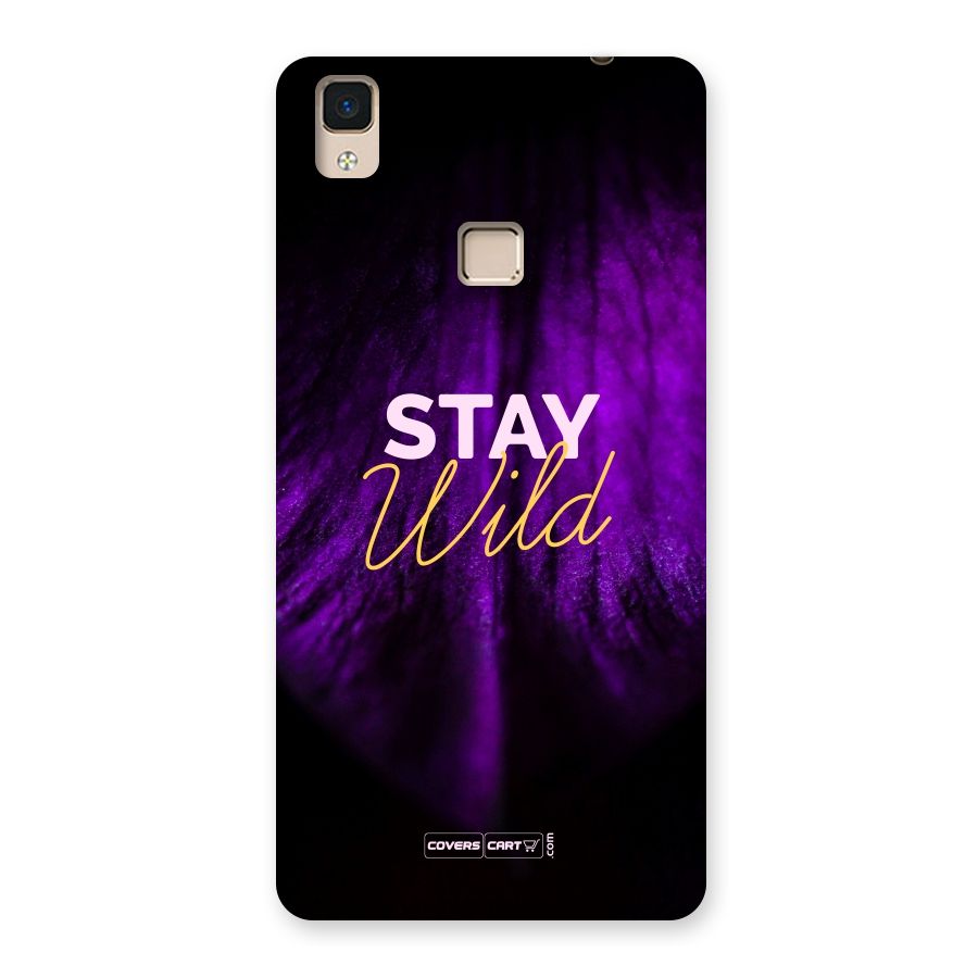 Stay Wild Back Case for V3 Max