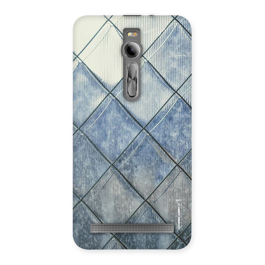 Steel Blue Pattern Back Case for Asus Zenfone 2