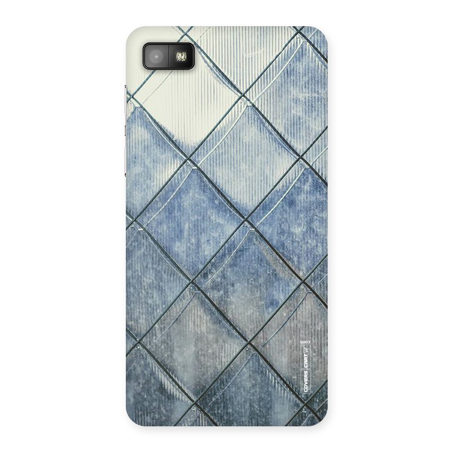 Steel Blue Pattern Back Case for Blackberry Z10