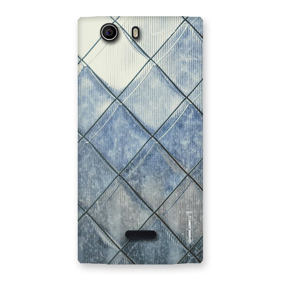 Steel Blue Pattern Back Case for Canvas Nitro 2 E311