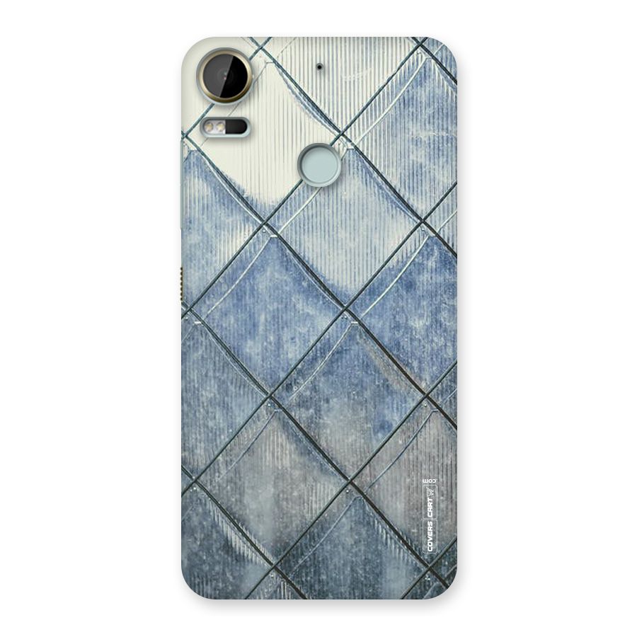 Steel Blue Pattern Back Case for Desire 10 Pro