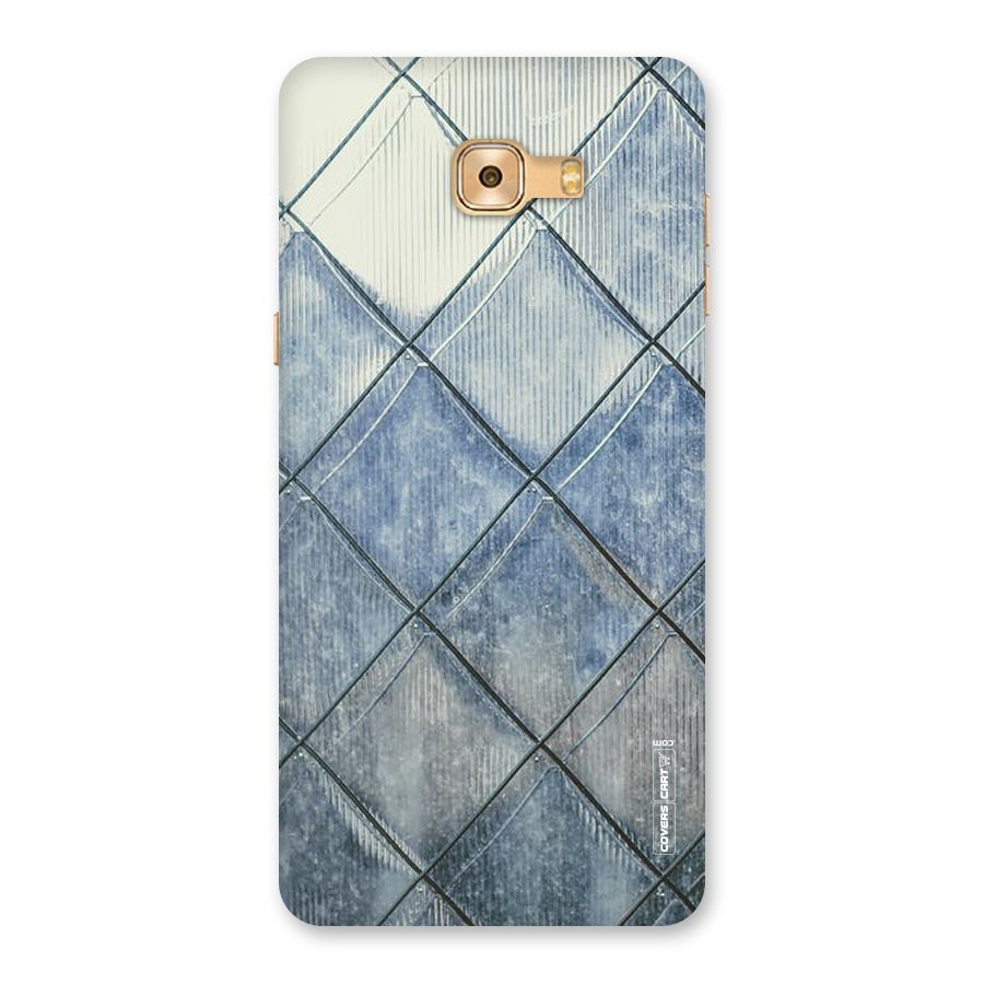 Steel Blue Pattern Back Case for Galaxy C9 Pro