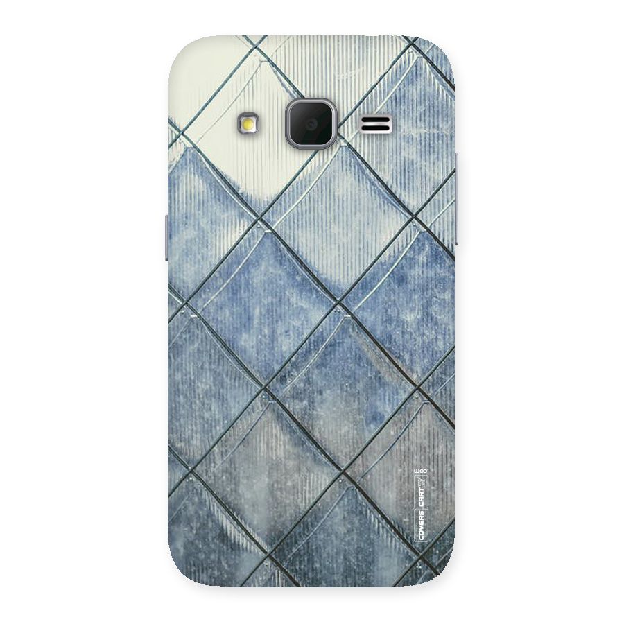 Steel Blue Pattern Back Case for Galaxy Core Prime