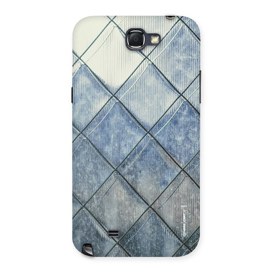Steel Blue Pattern Back Case for Galaxy Note 2